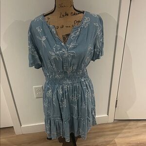Velvet Heart floral mini dress